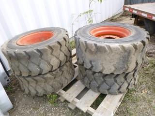 Qty Of (4) Xtrawall 12-16.5 Skidsteer Tires