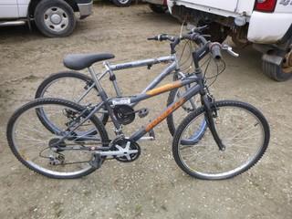 (1) Evolution 18 Speed And (1) Bonelli 21 Speed Bike *Note: Missing Seat On Evolution Bike*