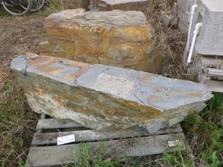 (1) 56in X 14in X 18in And (1) 44in X 22in X 24in Rocks *Note: Item Cannot Be Removed Until June 2 Unless Mutually Agreed Upon*
