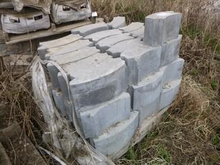 Qty Of 14 1/4in X 5in X 7 1/2in Fireplace Blocks *Note: Item Cannot Be Removed Until June 2 Unless Mutually Agreed Upon*