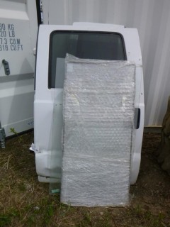 Driver Door, Rear Passenger Extended Cab Door And (3) Panels Of Glass To Fit Ford