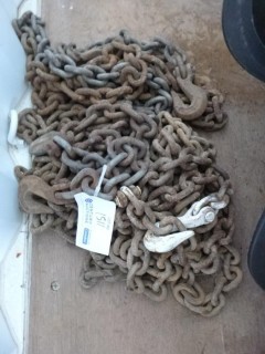 Qty Of (3) Chains w/ Hooks