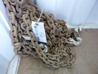 Qty Of (3) Chains w/ Hooks