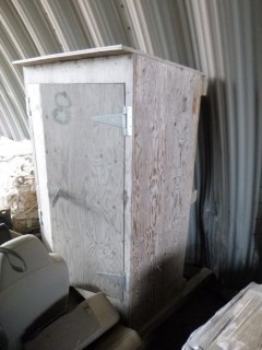 Wood Storage Unit C/w Tyvek Suits