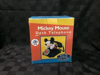 Mickey Mouse Desk Telephone.