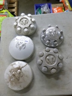 Qty Of (5) Hub Covers To Fit Dodge