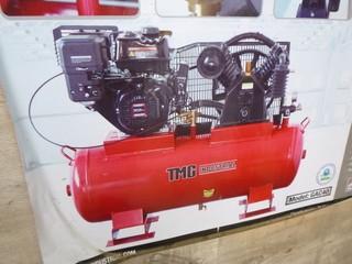 TMG GAC40 40Gal Two Stage Air Compressor w/ Loncin 302cc Gas Powered EPA Certified Engine *Unused*