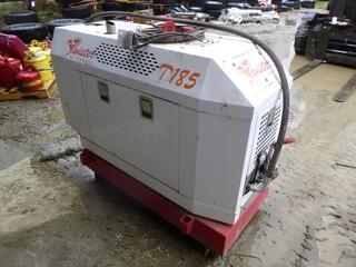 Twister T185 Diesel Air Compressor. SN K18601186