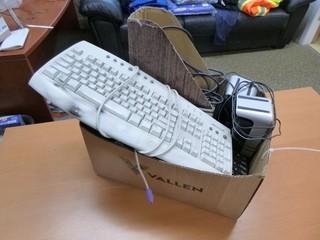 Qty Of Keyboards, Cords And Speakers
