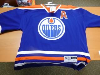 Reebok #14 Size XL Jordan Eberle Oilers Hockey Jersey