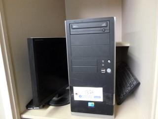Samsung Model 923NW 18in Monitor C/w Antec Superior Writemaster Tower And Keyboard *Note: No Hard Drive*