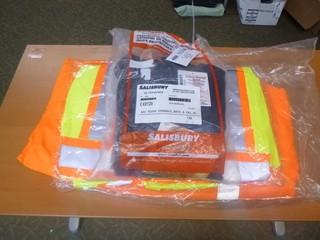 (1) Size XL 3 In 1 Traffic Jacket, (1) Size XL Pioneer High Vis Jacket And (1) Pair Of Size XL Honeywell Arc Flash Coveralls