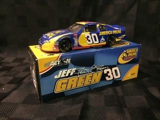 Action Collectibles Jeff Green #30 AOL, 2002 Monte Carlo Diecast Model, 1:24 Scale.