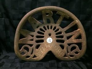 Cast Iron Tractor Seat.