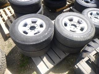 Qty Of (4) Michelin LTX A/S 265/70 R17 Tires W/ Rims