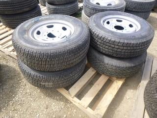 (2) Michelin 265/70 R17 Tires w/ Rims And (2) Michelin 245/75 R17 Tires w/ Rims