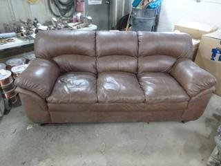 Pleather Couch 