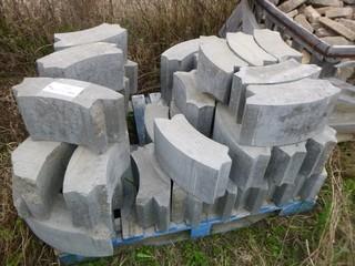 Qty Of 14 1/4in X 5in X 8in Fireplace Stones *Note: Item Cannot Be Removed Until June 2 Unless Mutually Agreed Upon*