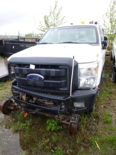 2013 Ford F-350 Super Duty 4X4 Crew Cab Pick up C/w 6.2L V8, A/T, 216,538 km, 8cyl Ratna Rail Gear System. VIN 1FT8W3B66DEA00551 *Note: Starts, Does Not Drive, Requires Repair, Item Cannot Be Removed Until June 3 Unless Mutually Agreed Upon*