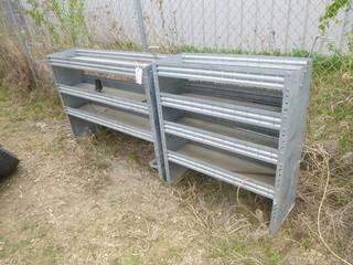(1) 4-Tier And (1) 3-Tier Storage Units