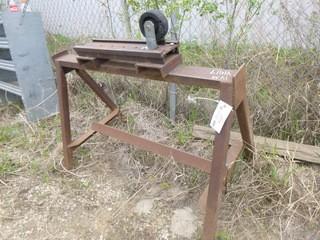 50in X 28in X 36in Wheel Metal Sawhorse