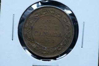 1912 Canada One Cent Coin.