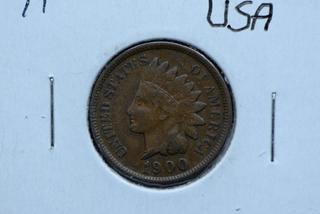 1900 USA Indian Head Penny.