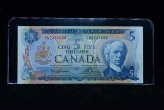 1972 Canada Five Dollar Bank Note SW2331458.