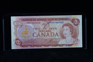 1974 Canada Two Dollar Bank Note ABB1463242.