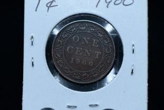 1900 Canada One Cent Coin.