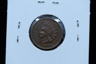 1905 USA Indian Head Penny - Excellent Detail.