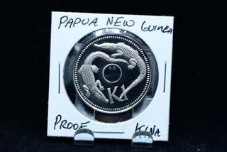 1977 Papua New Guinea Proof One Kina Coin.