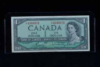 1954 Canada One Dollar Bank Note L/F4348876.