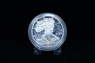 Liberty One Troy Ounce .999 Fine Silver.