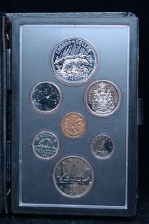 1980 Canada Double Dollar Proof Set With Silver Dollar.