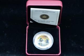 2013 Canada Mallard Silver Coin.