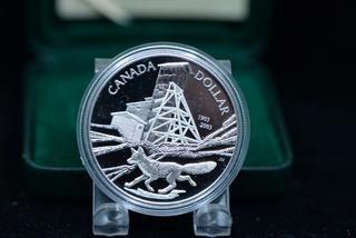 2003 Canada Silver Dollar With Fox.