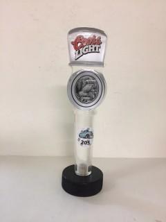 Coors Light Beer Tap Handle, 11"H.