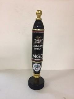 Miller Genuine Draft Beer Tap Handle, 13"H.