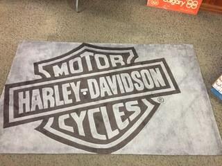 Harley Davidson Carpet, 8' x 5'.