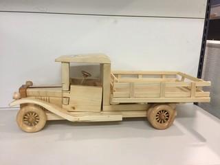 Wooden Truck Model.