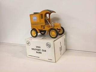 Ertl 1905 Delivery Car Diecast Coin Bank.