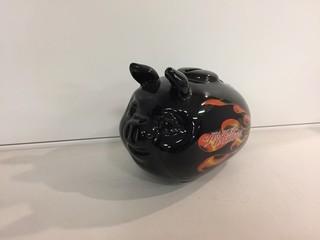 Harley Davidson Ceramic Piggy Bank.