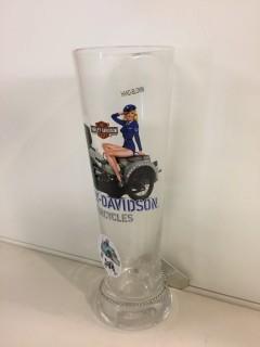 Harley Davidson Beer Glass.