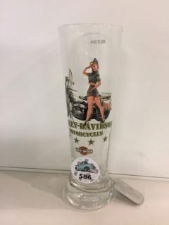 Harley Davidson Beer Glass.