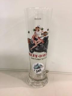 Harley Davidson Beer Glass.