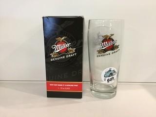 Miller Genuine Draft Beer Glass.