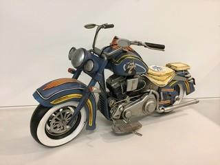 James Dean Motorcycle Metal Decor, 17" x 8".