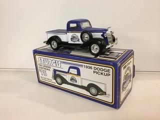 1936 Dodge Pickup Sturgis Diecast Coin Bank.