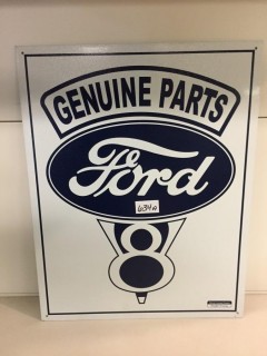 Tin Ford Sign, 16" x 12-1/2".